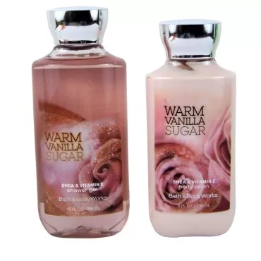 Bath & Body Works Warm Vanilla Sugar Gift Set Bund...