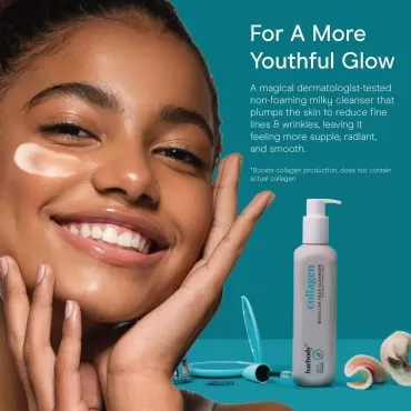 Baebody Collagen Cleansing Milk for Face, Vegan Fa...
