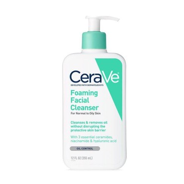 CeraVe Foaming Facial Cleanser 12 oz (Pack of 6)...