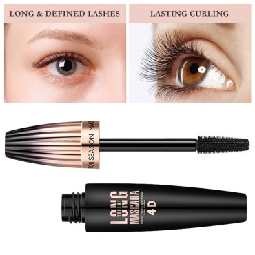 4D Silk Fiber Lash Mascara - Waterproof & Long-Las...