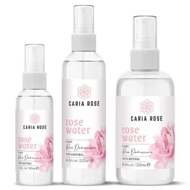 Rosewater Hydrating Spray Mist for Face & Hair | Rose Water Toner (1.7 oz (Travel Size))