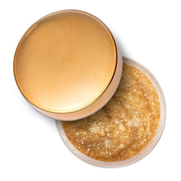 24K Gold Scrub, Exfoliate Face & Body Salt Scrub W...