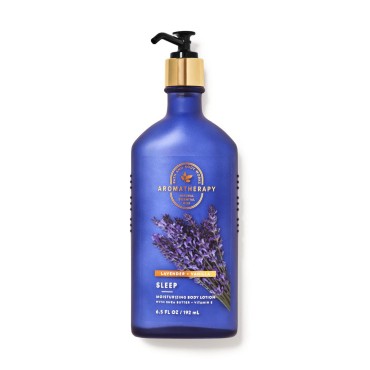 Bath & Body Works Bath and Body Works Aromatherapy LAVENDER + VANILLA Deluxe Gift Set - Body Cream - Body Lotion - Body Wash and Gentle Foaming Hand Soap - Full Size