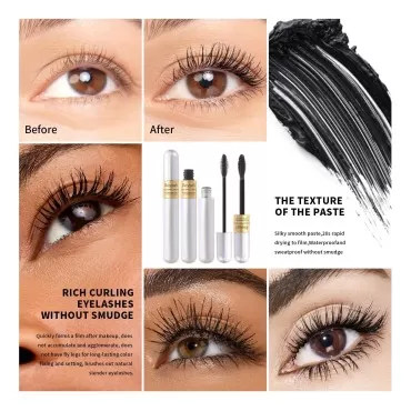 AKARY Mascara Waterproof & Smudge-Proof - 2-1 Long...