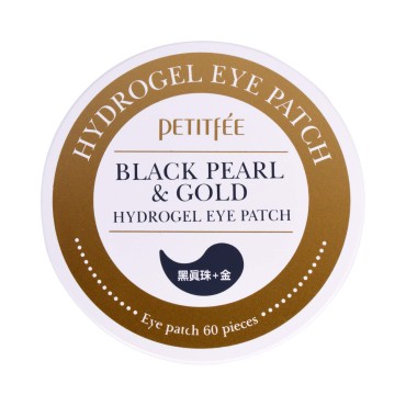 Black Pearl & Gold Hydrogel Eye Patch, 60 Patches,...