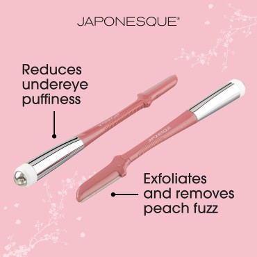 JAPONESQUE Dermaplaner and Cooling Eye Roller - Du...