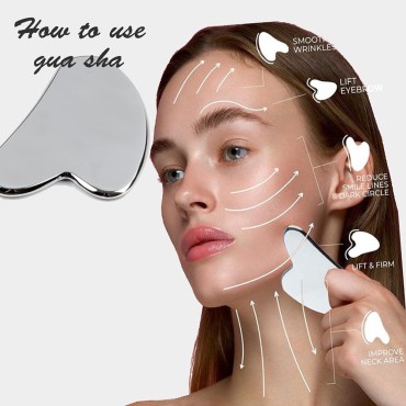 FeelFree Sport Stainless Steel Gua Sha Facial Tool...