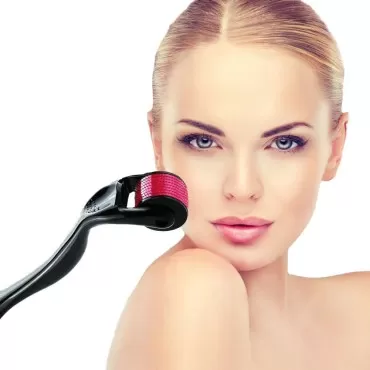 Derma Roller Microneedle Roller for Face|Body|Bear...