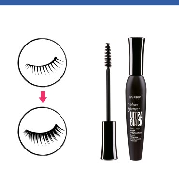 Bourjois Volume Glamour Mascara for Women, Ultra B...