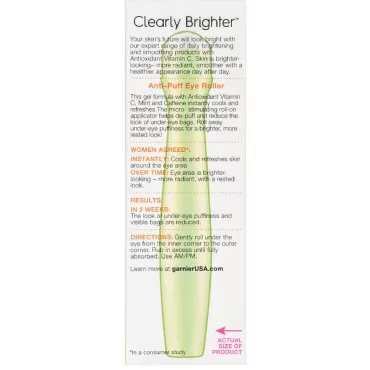 Garnier SkinActive Clearly Brighter Anti-Puff Eye Roller 0.5 oz