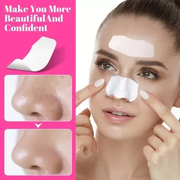SayaFei Blackhead Remover Nose Strips, Natural Bamboo Charcoal, Deep Cleansing Pores, Removes Blackheads and Pimples, Removes Oil and Impurities, Reduces Pore Dirt (30 Nose + 60 Face Strips)