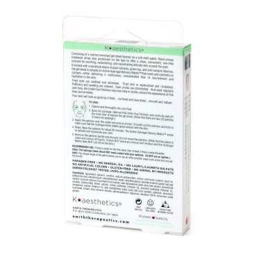 Earth Therapeutics Hydrogel Under-Eye Recovery Pat...