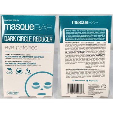 masque BAR Eye Mask Patches Dark Circle Reducer (5...