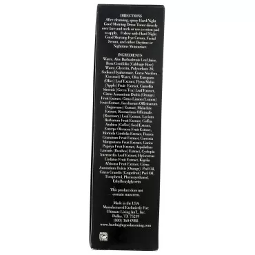 Hard Night Good Morning Detox Toner - Restores pH Balance, Help Heal Skin from Sunburns & Razor Burns with Vitamin C & Antioxidants, 4 fl oz