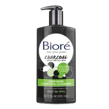 Biore Deep Pore Charcoal Cleanser, 6.77 Fl Oz (Pac...