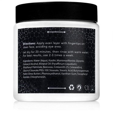 Skin Renewing Volcanic Mud Mask by Di'Myoor - Dirt Skin and Blackhead Remover - Skin Renewal Moisturizer, Revitalizing and Anti Aging Facial Cleanser