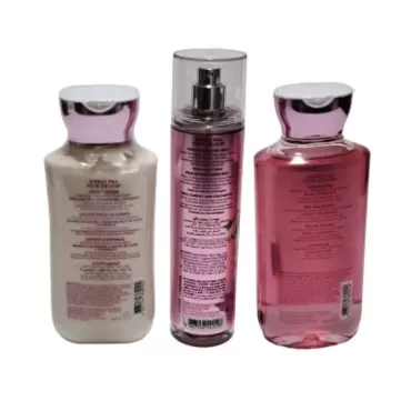 Bath and Body Works Sweet Pea Set, Body Lotion, Sh...