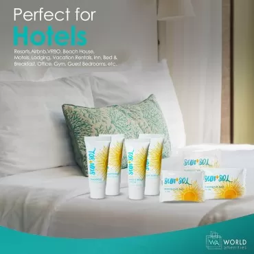 Sun + Sol Mini Travel Size Hotel Toiletries Bathro...