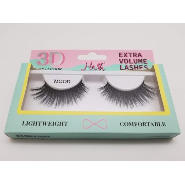 3D False Eyelashes - Faux Mink Lash (MOOD) 100% Ha...