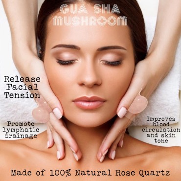 Boho Aromatic This Hippie Girl Gua Sha Mushroom Se...