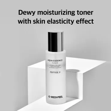 MEDI-PEEL Aqua Essence Peptide 9 Toner 8.45 fl oz / 250ml | Anti-Aging Water Glow Up Toner, Collagen Firming Toner | Korean Skincare, for All Skin Types