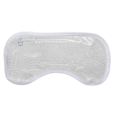 Eye See Plush Gel Eye Mask for Puffy Eyes, White -...