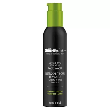 Gillette Labs Gentle and Rapid Hydrating Face Wash for Men, 5oz