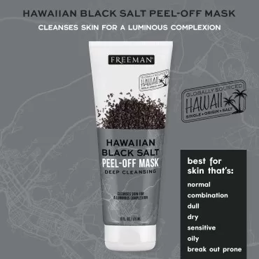 FREEMAN Exotic Blends Face Mask Variety Set with Clay, Peel-Off, Gel, & Cream Facial Masks, Skincare for Women, Face Mask Essentials Kit, Hydrating, Soothing, & Purifying, 4 Count Tubes