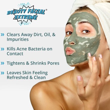 Acne Treatment Clay Mask- Clears Away Clogged Pore...