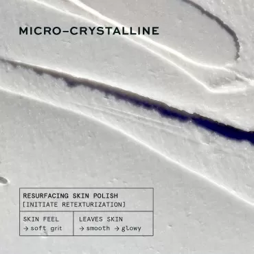 MAKE Micro-Crystalline Exfoliating Face Mask - Dual Action Face Exfoliator - Brightening Skin Care Treatment with Glycolic and Lactic Acids - Face Wash Scrub Suitable for All Skin Types, 1.69 Oz