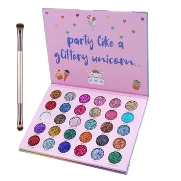 ABELYN 30 Colors Glitter Eyeshadow Makeup Palette ...