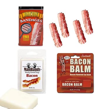 Bacon Bath & Grooming Kit Gift Pack (3pc Set) - Ba...