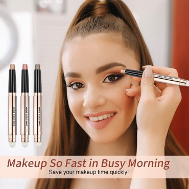 Black Eyeshadow Stick Eye Makeup Cream Shimmer Smo...