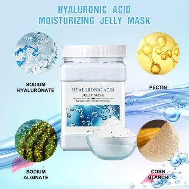 CILRIAL Jelly Masks For Facials Professional, Hydro Jelly Face Mask Bulk, Jelly Mask Powder For Facials Skin Care, Natural Gel Hydro Face Masks Moisturizing 23 Fl Oz?Hyaluronic acid?