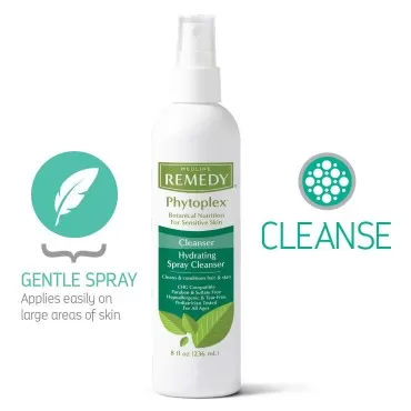 Medline Remedy Phytoplex Hydrating Spray Cleanser,...