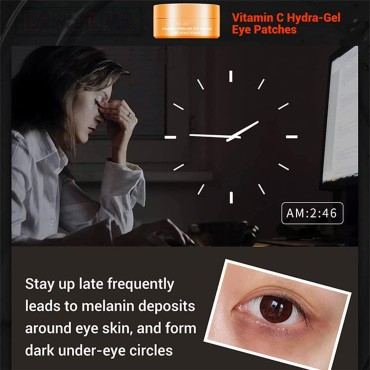 MIESCHER Vitamin C Under Eye Mask Patches Collagen...