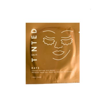 Live Tinted Rays Copper Peptide Eye Mask, Travel S...