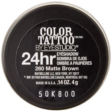 Maybelline Color Tattoo Limited Edition ~ 260 Matte Brown