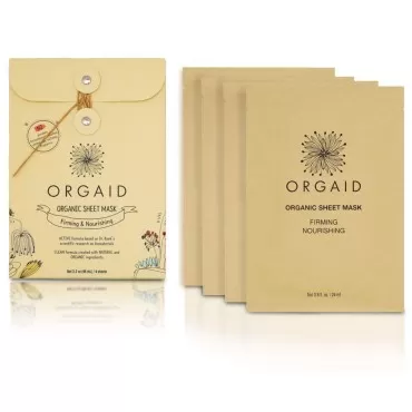 ORGAID Organic Sheet Mask | Made in USA (pack of 4...