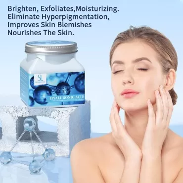 Jelly Mask Powder for Facials,Hyalorunic Acid Moisturizing Jelly Face Mask,Professional Peel Off Hydro Jelly Mask, Moisturizing, Brightening & Hydrating,Mask Powder for Wrinkles & Acne 23 Fl Oz