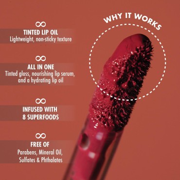 YENSA Super 8 Lip Oil, Natural Korean Moisturizing...
