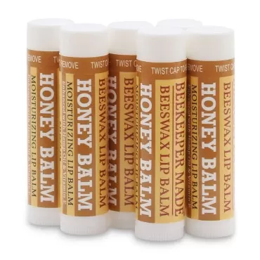 Beekeeper Made Beeswax Bulk Lip Balm, 40 Count Hon...