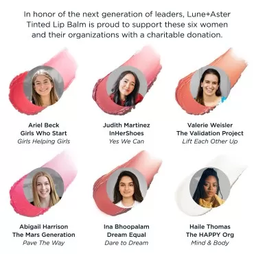 Lune+Aster Tinted Lip Balm - Dare To Dream - Vegan, antioxidant-rich vitamins C and E tinted lip balm provides a sheer customizable flush of color for soft, smooth lips