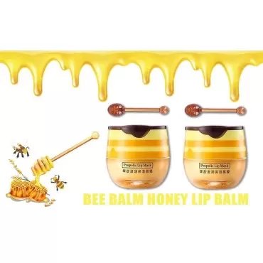 2PCS Honey Balm Lip Balm, Lip Masks for Dry and Cr...