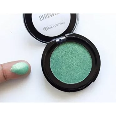 City Color Cosmetics Shimmer Shadow - Beach Cottage - Green - Full Size