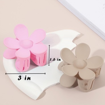 Flower Hair Clips 8PCS, Hair Claw Clips for Women ...