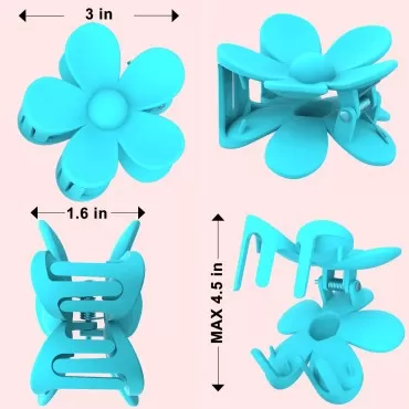 Flower Hair Clips 12Pcs Hair Claw Clips Cute Claw ...