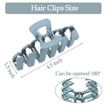 6 PCS Jumbo Claw Clips for Women, Large Hair Claw ...