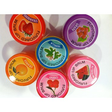 Beauty Treats Flavored Fruit Lip Balm 6 Different ...