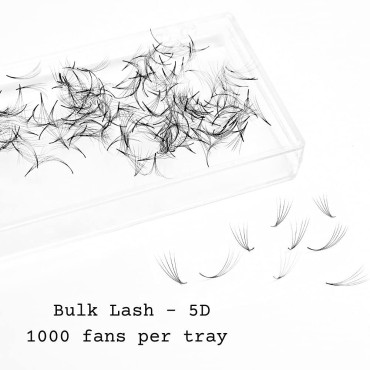 1000pcs Premade Fans Eyelash Extensions - 5D Volum...